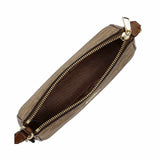 Nolita 19 Signature Canvas Brown Shoulder Bag