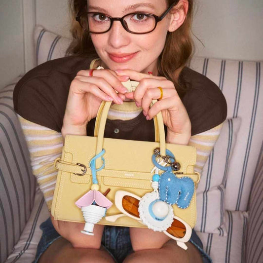 Satchel Cream Yellow Mini Bag