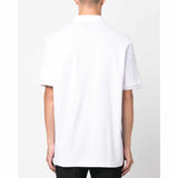 BB Embossed White Polo-Shirt