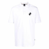 BB Embossed White Polo-Shirt