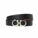 Gancini Black/Brown Reversible Belt