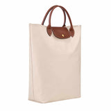 Le Pliage Canvas Cream Medium Tote Bag