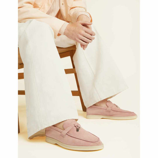 Summer Charms Walk Suede Flowering Cherry Loafers