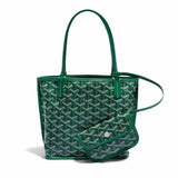 Sac Anjou Green Mini Tote Bag