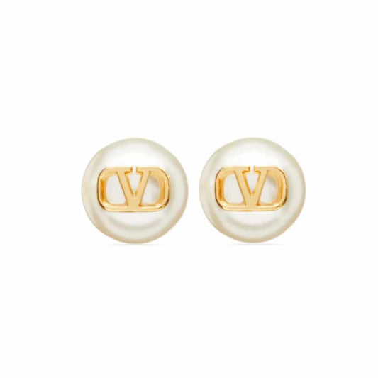 VLOGO Pearl Earrings