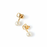 Valentino Pearl Drop VLOGO Earrings