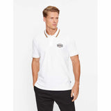 Logo Embossed White Polo-Shirt