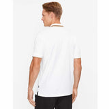 Logo Embossed White Polo-Shirt