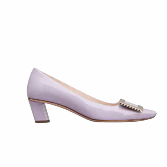 Decollete Belle Vivier Purple Pumps