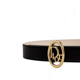 Reversible Oblique Black Belt