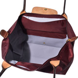 Le Pliage Burgundy Medium Shoulder Bag