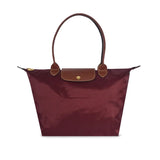 Le Pliage Burgundy Medium Shoulder Bag