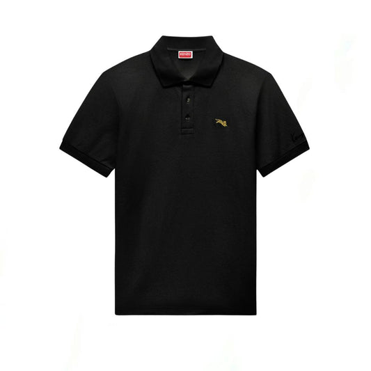 Happy Tiger Black Polo-Shirt
