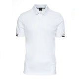 Rubberish Logo Print White Polo-Shirt