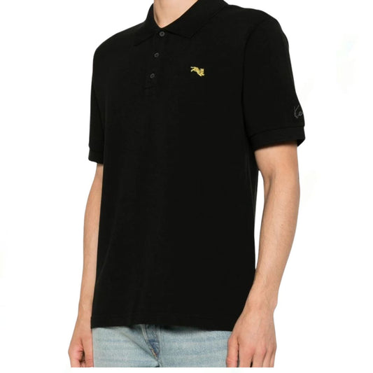 Happy Tiger Black Polo-Shirt