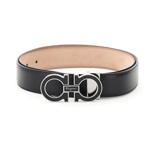 Gancini Leather Belt