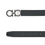 Gancini Leather Belt