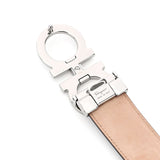 Gancini Leather Belt