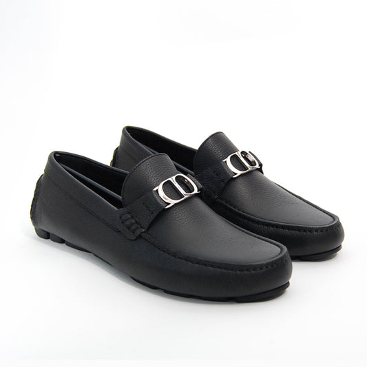 Odeon Grained Calfskin Loafers