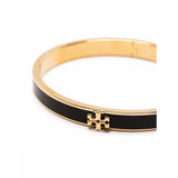 Kira Cuff Black Gold Bracelet
