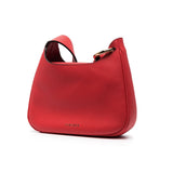 La Medusa Red Hobo Shoulder Bag